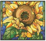 (image for) Stained Glass Sunflowers